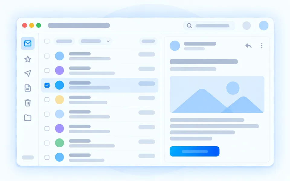 An email inbox with a newsletter open in the preview pane